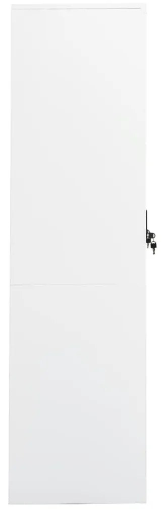 Roupeiro 80x50x180 cm aço branco