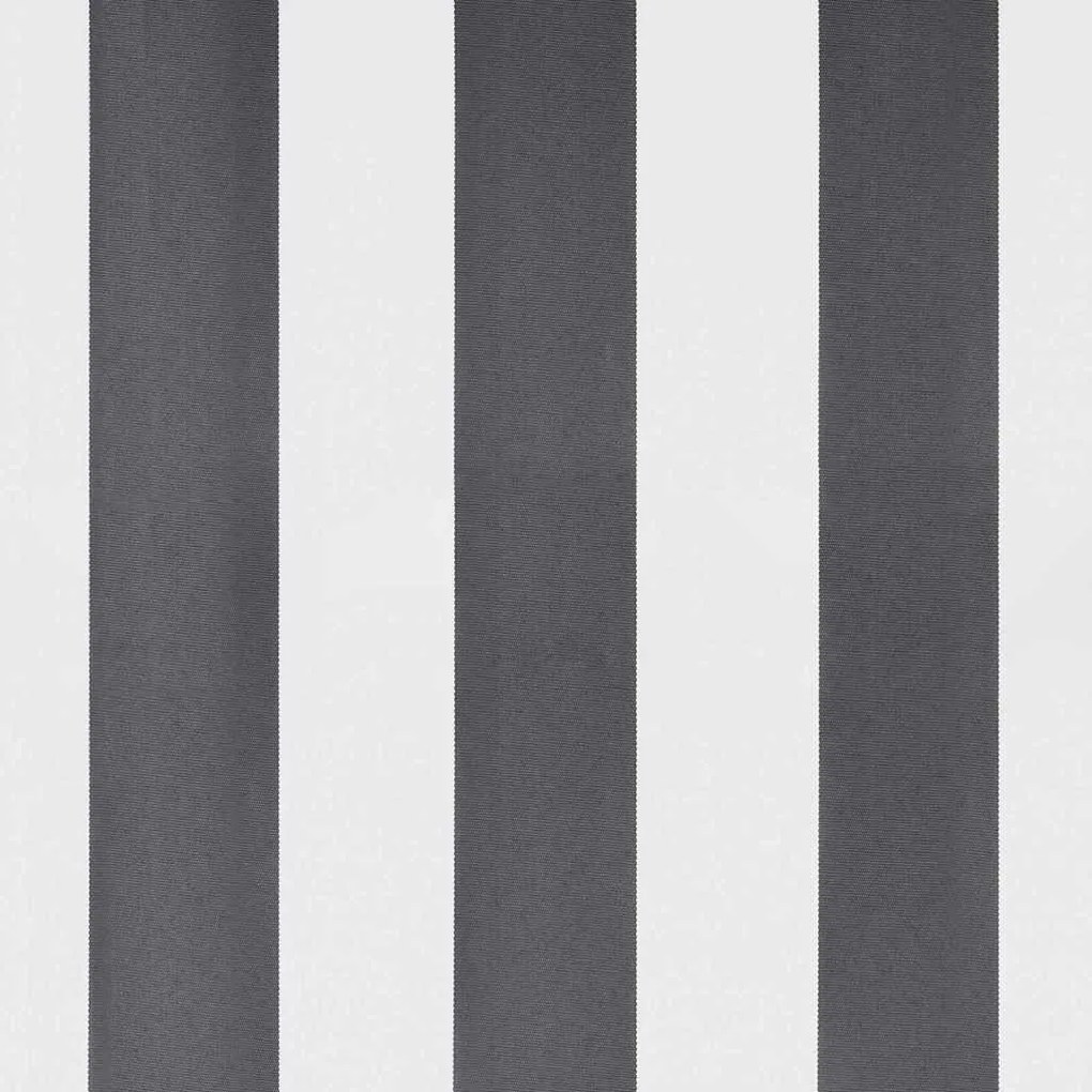 Toldo retrátil automático 600x300 cm antracite e branco