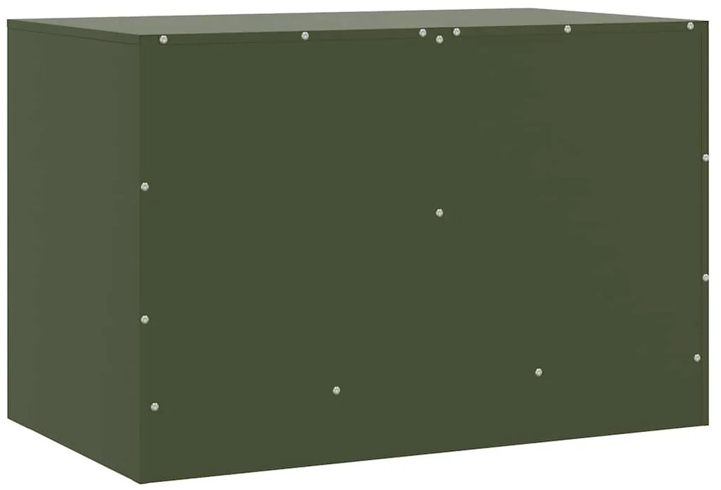 Móvel de TV 67x39x44 aço verde azeitona