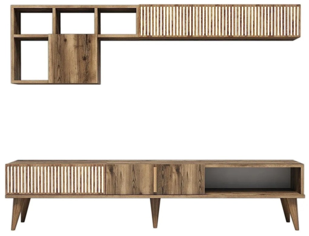 Unidade TV Milan – Nogueira – 180 cm x 40 cm x 35 cm