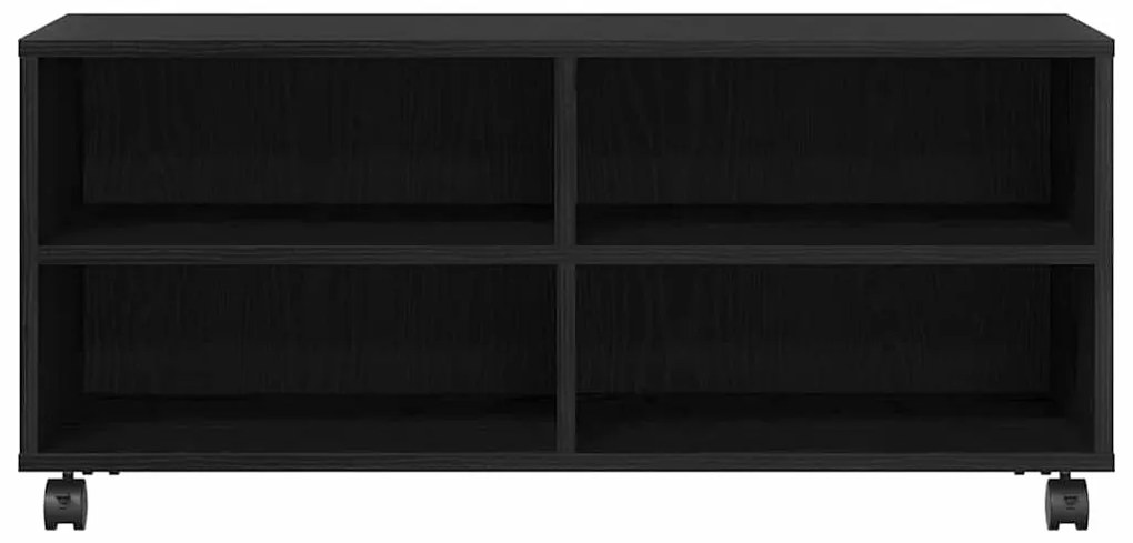 Armário de TV vidaXL Preto 90x35x35 cm em Madeira Derivada