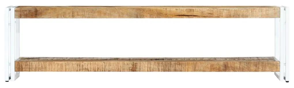 Móvel de TV 150x30x40 cm madeira de mangueira maciça