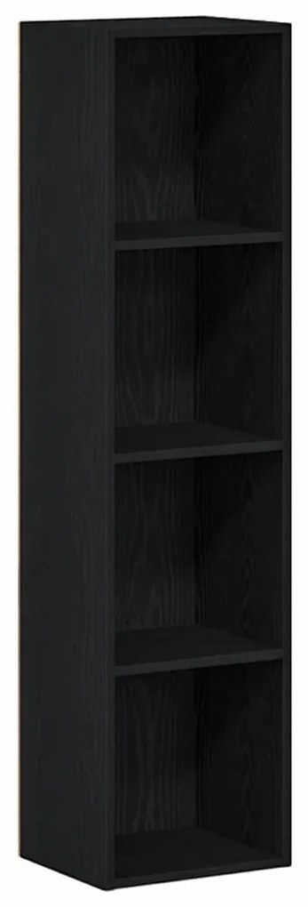 Estante 36x30x143 cm derivados de madeira carvalho preto