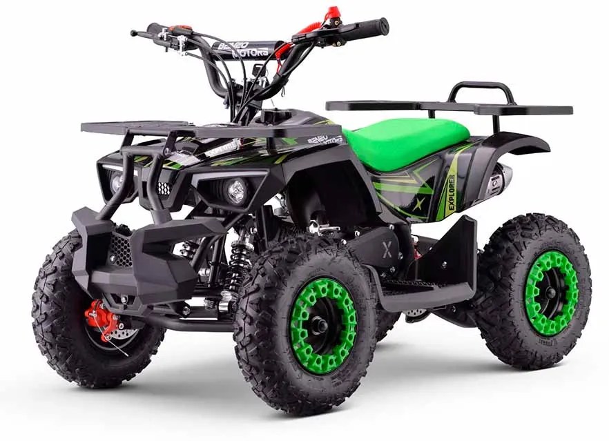 Moto 4 para crianças Gasolina 50cc ATV Explorer Verde