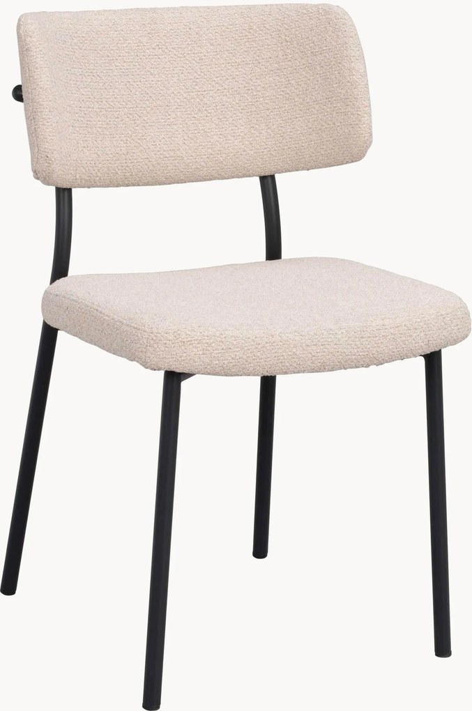 Cadeiras de jantar estofadas Herbster, conjunto de 2