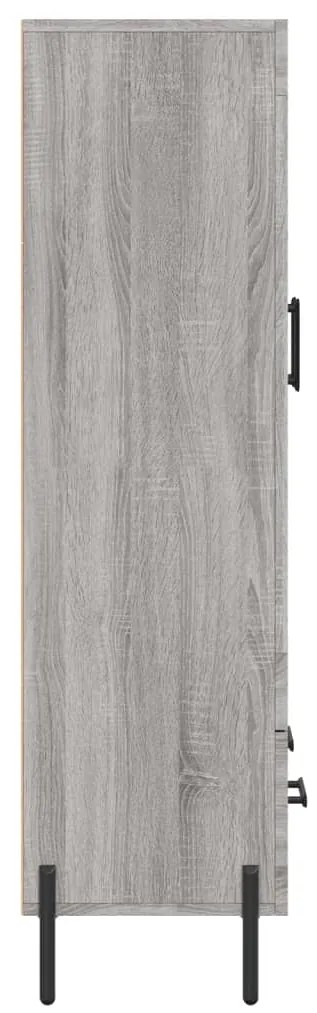 Armário alto derivados de madeira 69,5x31x115cm cinza sonoma