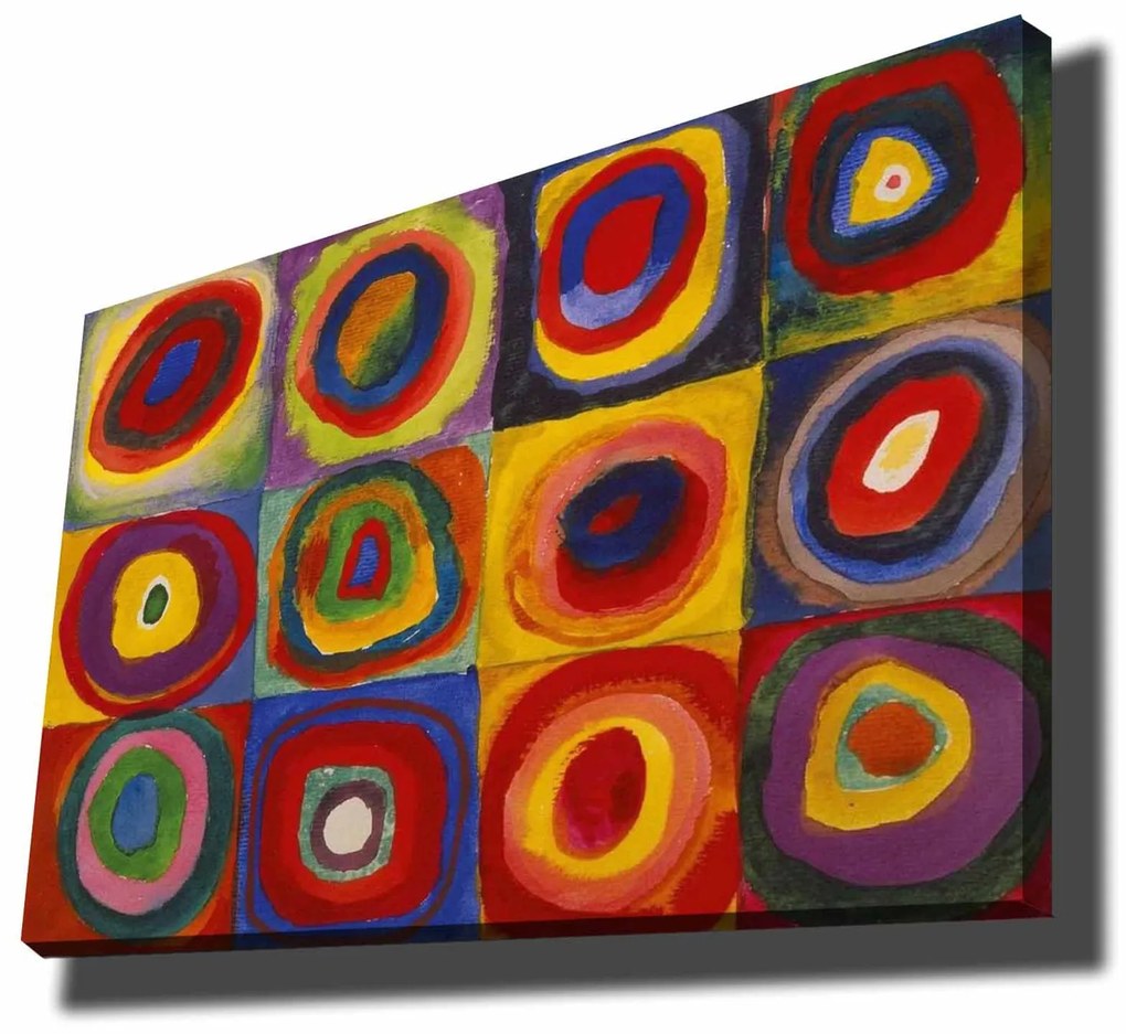 Quadro Decorativo 70100KANDINSKY008 – Multicolor – 70 x 100 cm