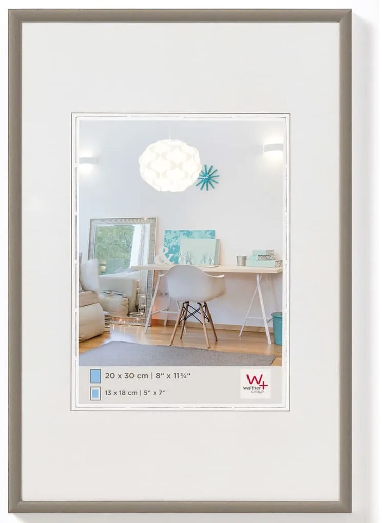 430714 Walther Design Moldura para quadro New Lifestyle 60x80 cm aço