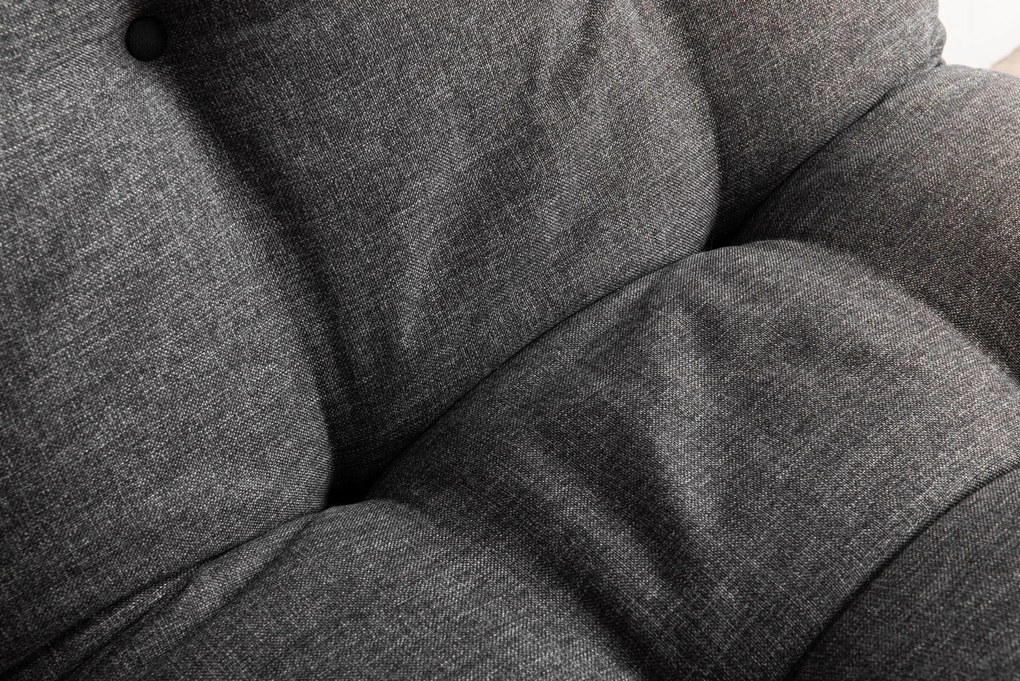 Sofá-Cama de 1 Lugar Misa – Cinzento Escuro – 110x70 cm