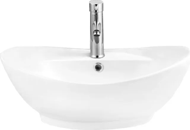 Mexen Kiara lavatório de bancada 59 x 40 cm, branco - 21645900