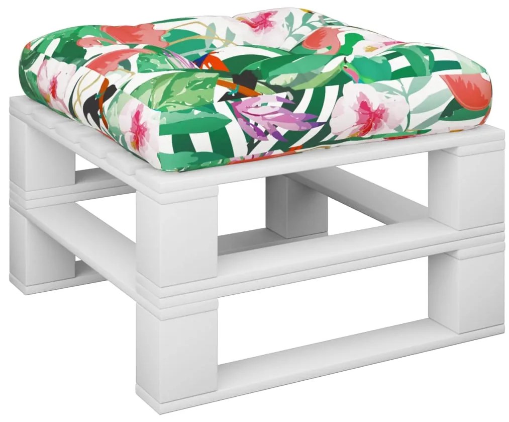 Almofadão p/ móveis paletes 60x61,5x10cm tecido oxford multicor