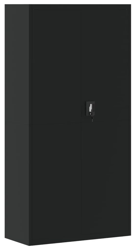 Arquivador 90x40x220 cm aço preto