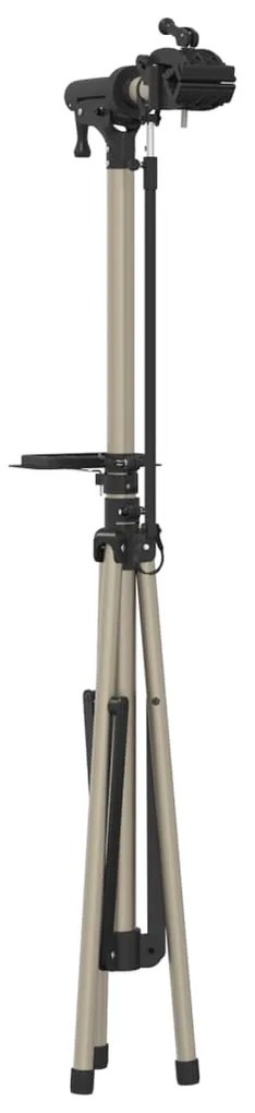 Suporte p/ reparar bicicletas ajustável 120-165 cm alumínio