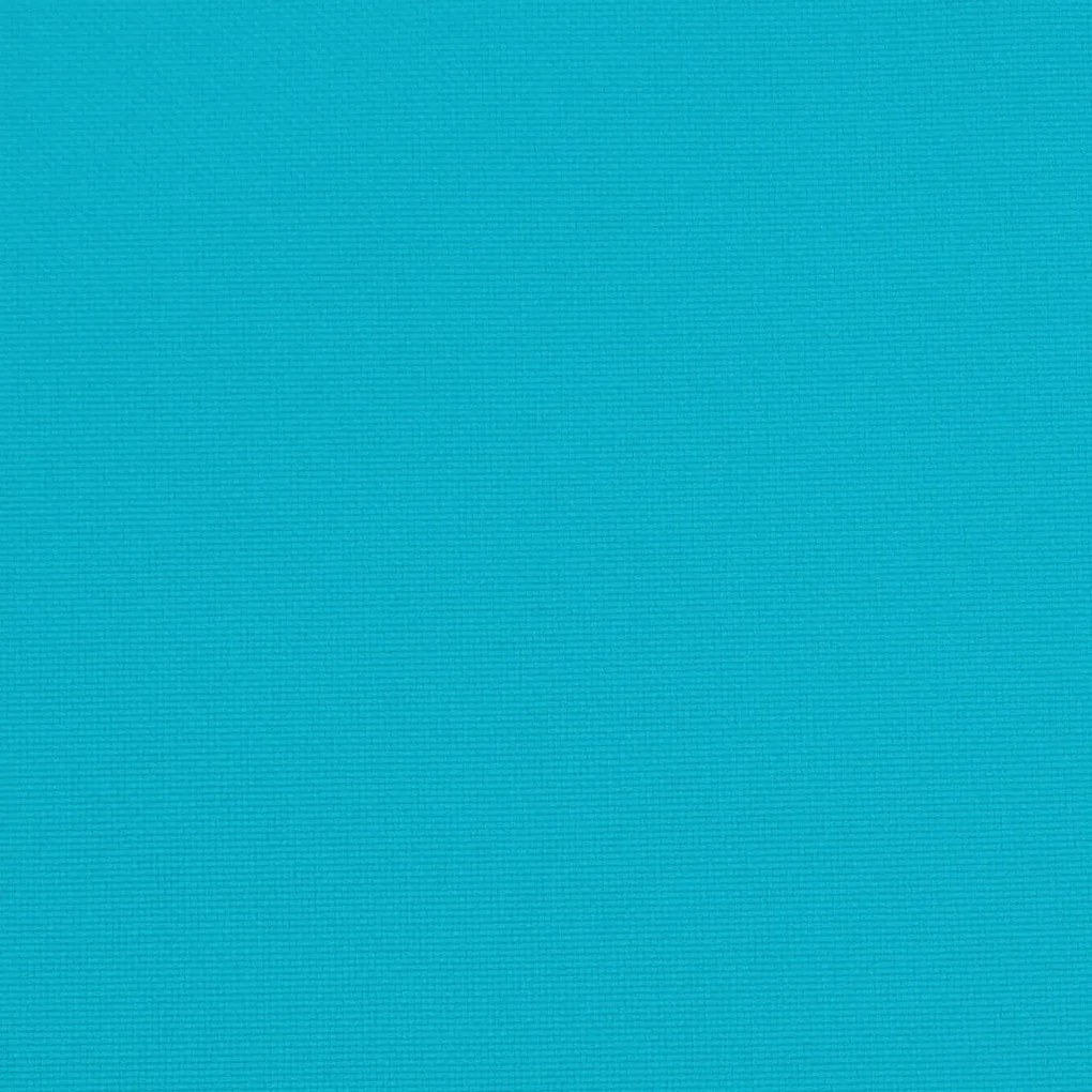 Almofadões p/ banco de jardim 2 pcs 200x50x7 cm tecido turquesa