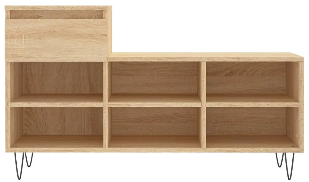 Sapateira 102x36x60 cm derivados de madeira carvalho sonoma