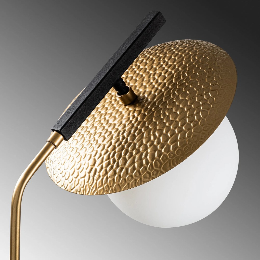 Candeeiro de Pé Anemon – Dourado – 37 x 30 x 138 cm