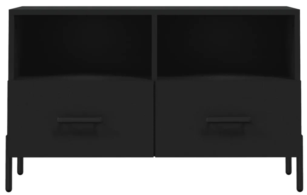 Móvel p/ TV 80x36x50 cm derivados de madeira preto