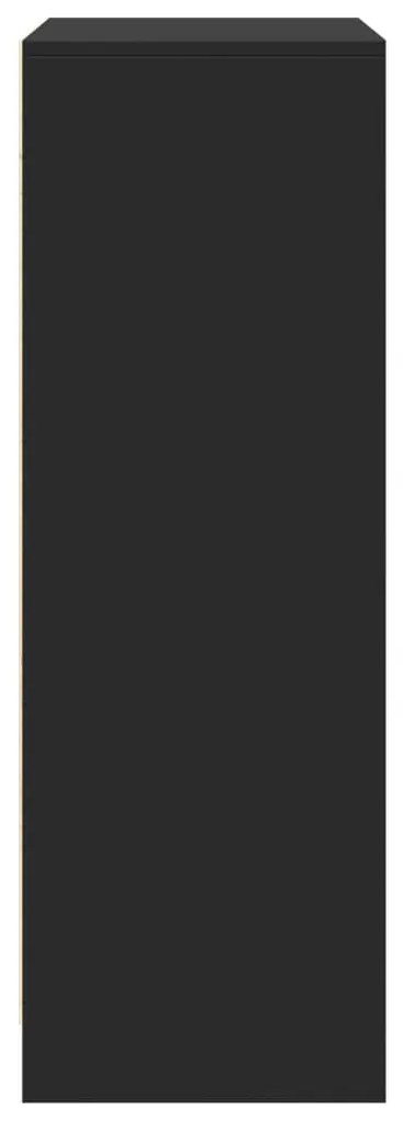 Aparador 77x34x100 cm derivados de madeira preto