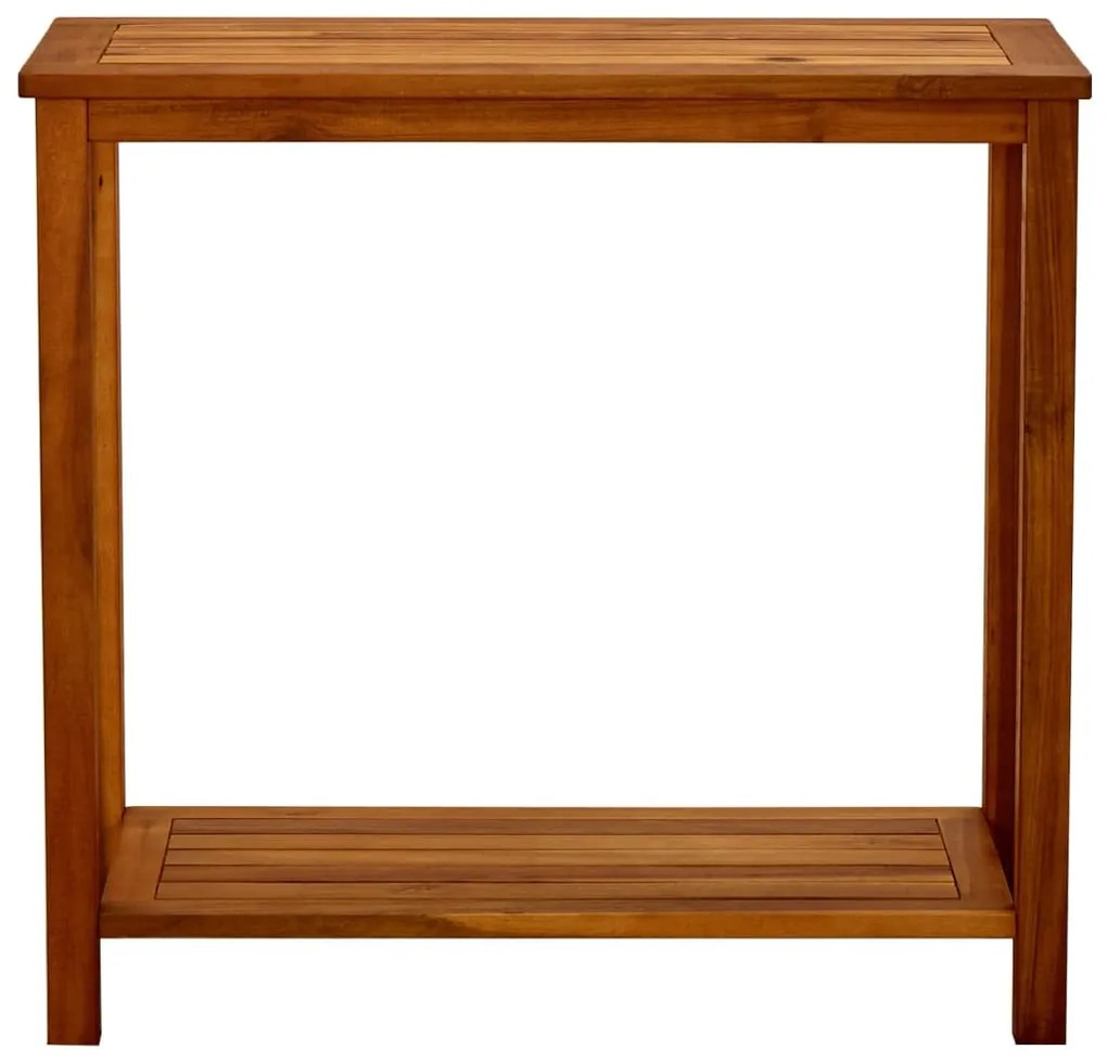 Mesa consola para jardim 80x35x75 cm madeira de acácia maciça
