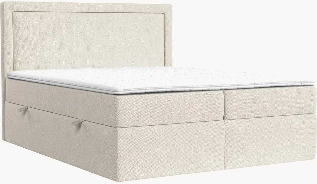 Cama divã em chenille artesanal com arrumação Rebeca, H2