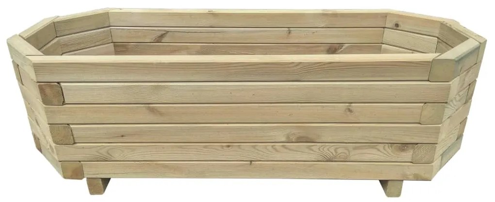 vidaXL Canteiro elevado para jardim 80x32x31 cm pinho impregnado
