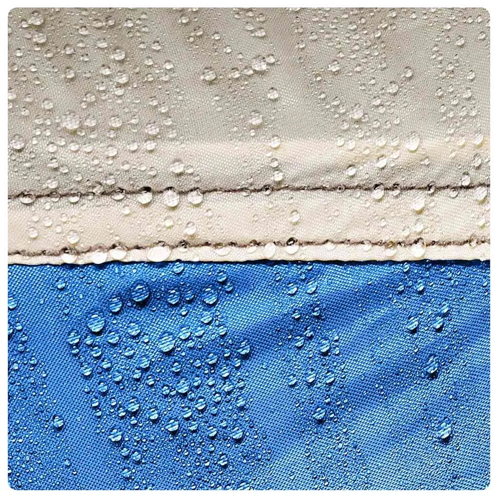 Tenda de festas impermeável azul ciano