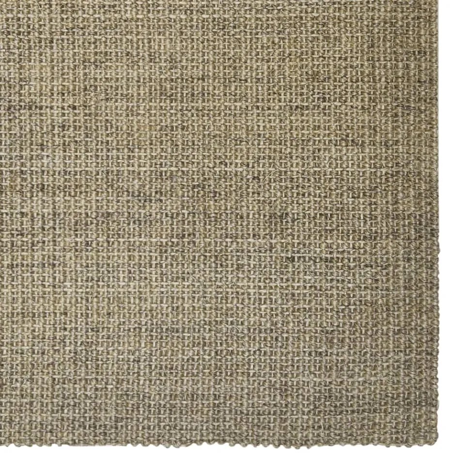 Tapete de sisal p/ poste arranhador 80x250 cm cinza-acastanhado