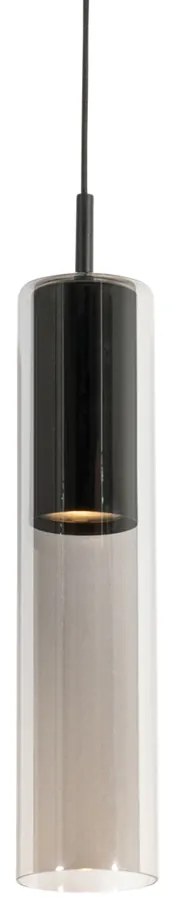 Candeeiro Pendente Moderno Preto para Sistema de Trilho Monofásico - Iconic Lloyd