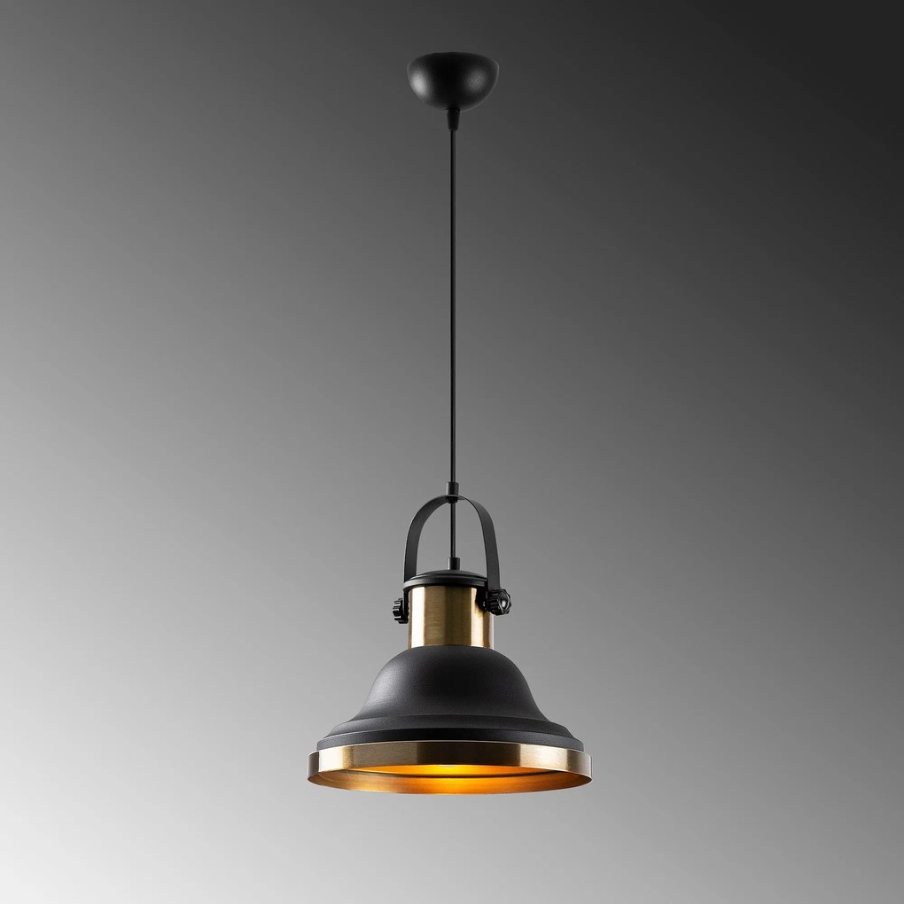 Candeeiro Chandelier Dodo – Preto – 30 x 30 cm