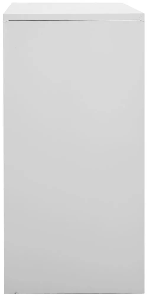 Cacifos 5 pcs 90x45x92,5 cm aço cinzento-claro