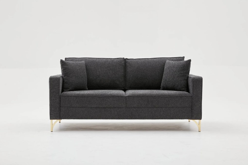 Sofá de 2 Lugares Berlin – Antracite – 180 cm