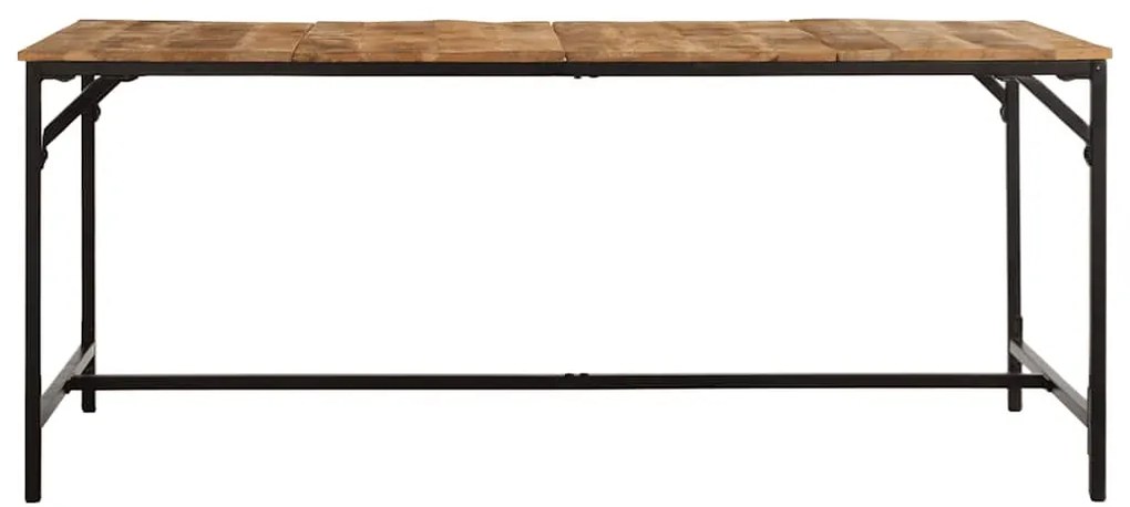 Mesa de jantar 180x90x75 cm madeira de mangueira maciça