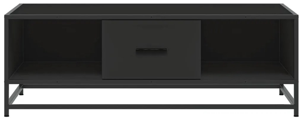 Mesa de centro 100x57x35 cm derivados de madeira/metal preto