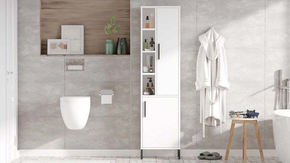 Armário Multiuso VI2 – Branco – 45x173,6x35,5 cm