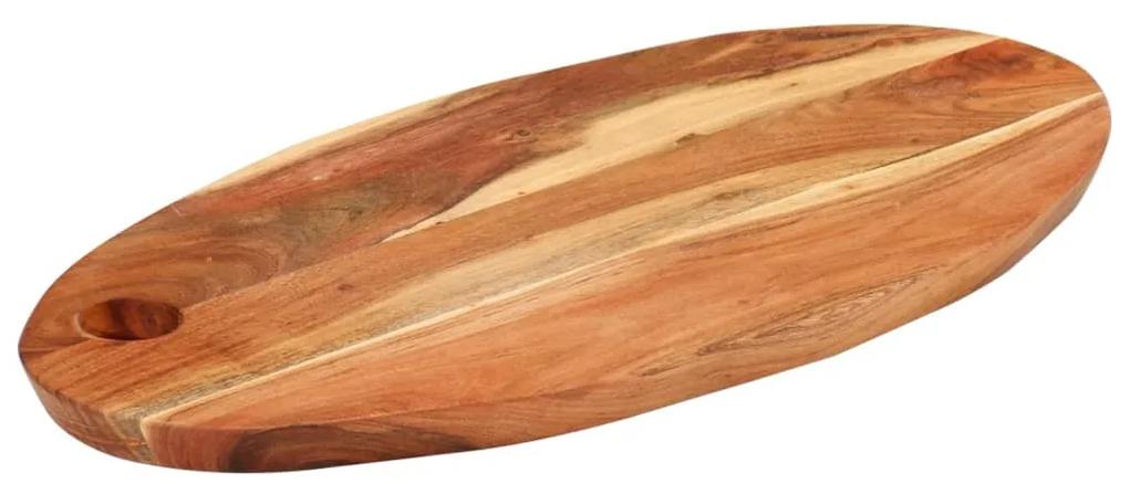 Tábua de cortar 50x25x2,5 cm madeira de acácia maciça