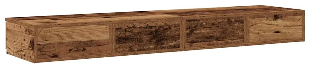 Camas com Gavetas vidaXL Cinza Sonoma 140x36,5x16,5 cm Madeira de Enge