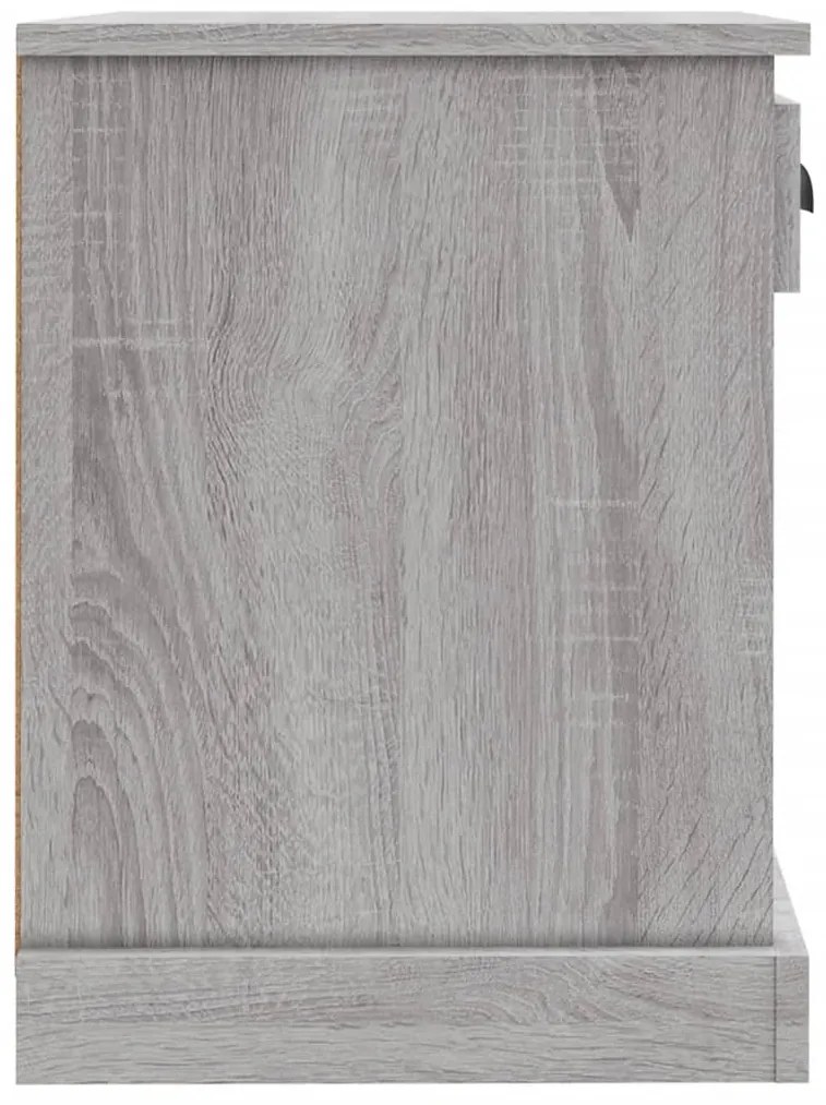 Mesas de cabeceira 2 pcs 43x36x50 cm cinzento sonoma