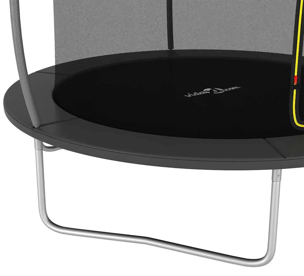 Conjunto de trampolim redondo 244x55 cm 100 kg