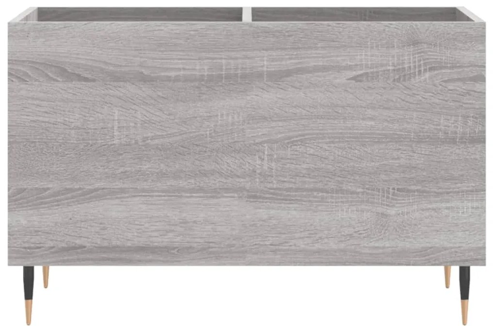 Armário p/ discos 74,5x38x48 derivados madeira cinzento sonoma