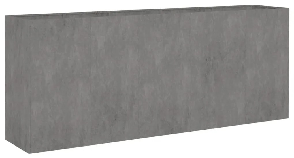 Canteiro elevado de jardim 200x40x80 cm aço corten