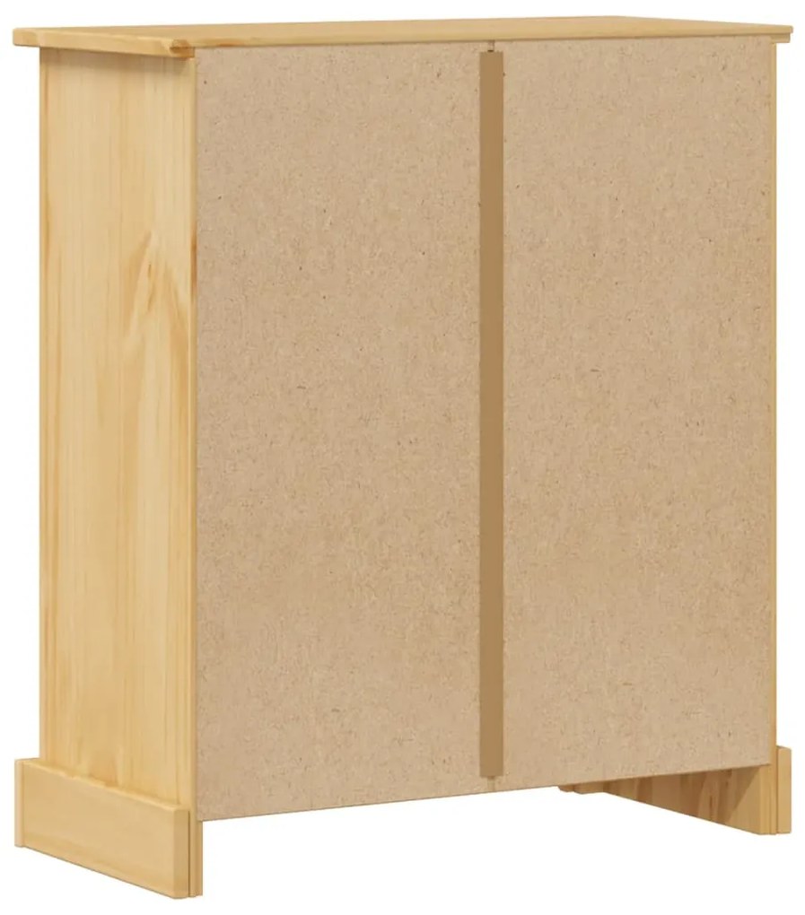 Móvel de WC Corona 70x33x80 cm madeira de pinho maciça