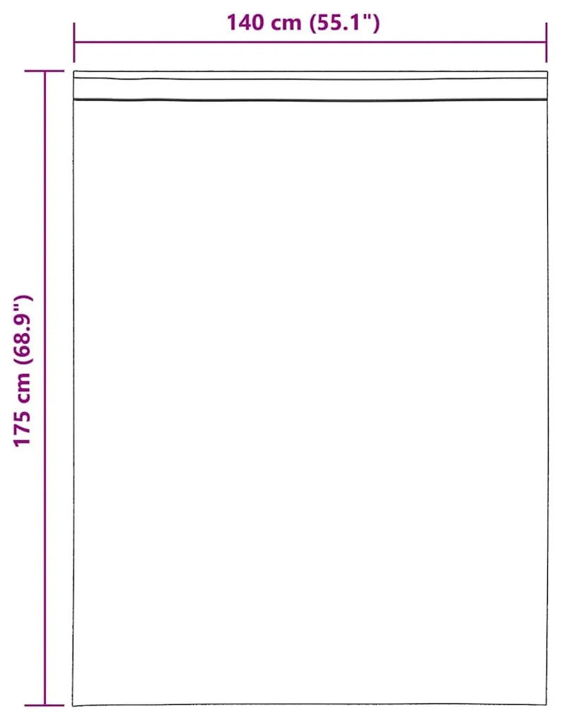 Cortinas de voile com aba 2 pcs castanho