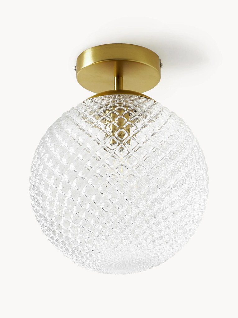 Small Glass Ceiling Lamp Lorna