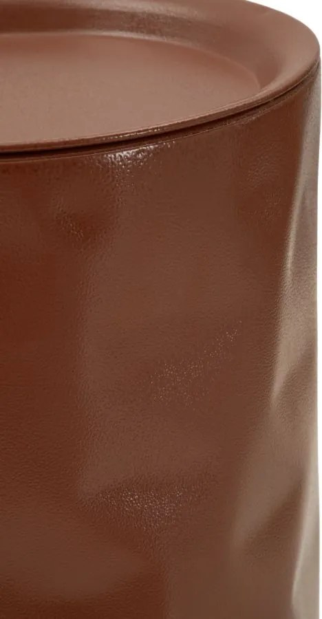 CONJUNTO DE MESAS DE APOIO NORIMBERGA 2 PEÇAS Ø 30X70-27X60 CM VERMELHO E BRANCO