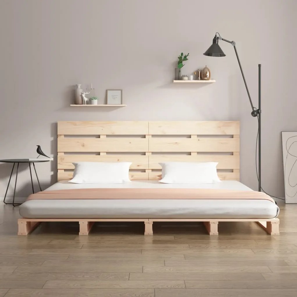 Cama sem colchão 160x200 cm madeira de pinho maciça