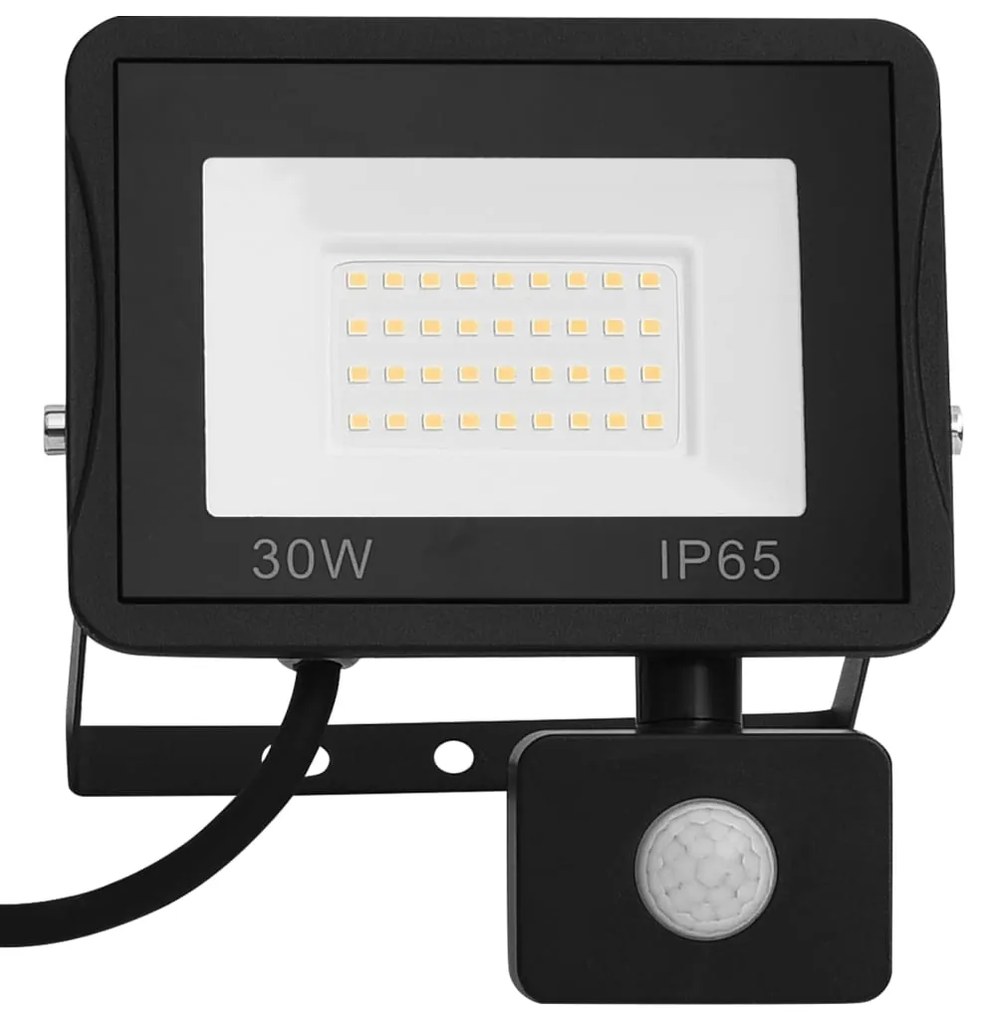 Projetor c/ iluminação LED e sensor 30 W branco frio