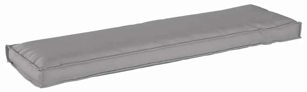 vidaXL Capa de Palete para Banco Cinza 140 x 40 x 8 cm em Tecido Oxford