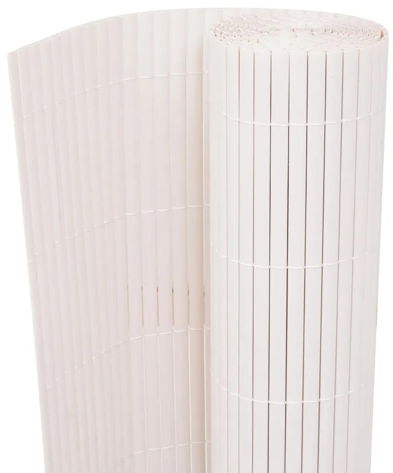 vidaXL Cerca para Jardim Branco 150 x 300 cm PVC