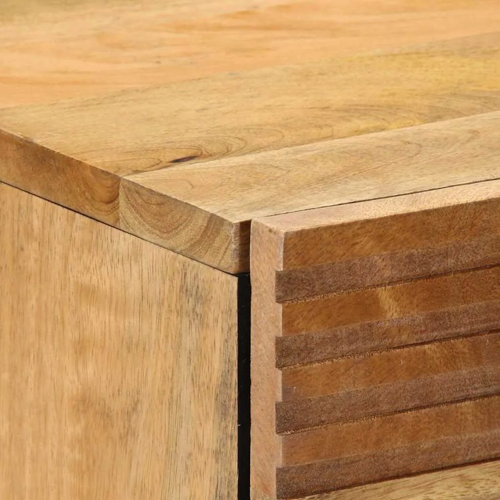 Mesa de cabeceira 50x33x60 cm madeira de mangueira maciça