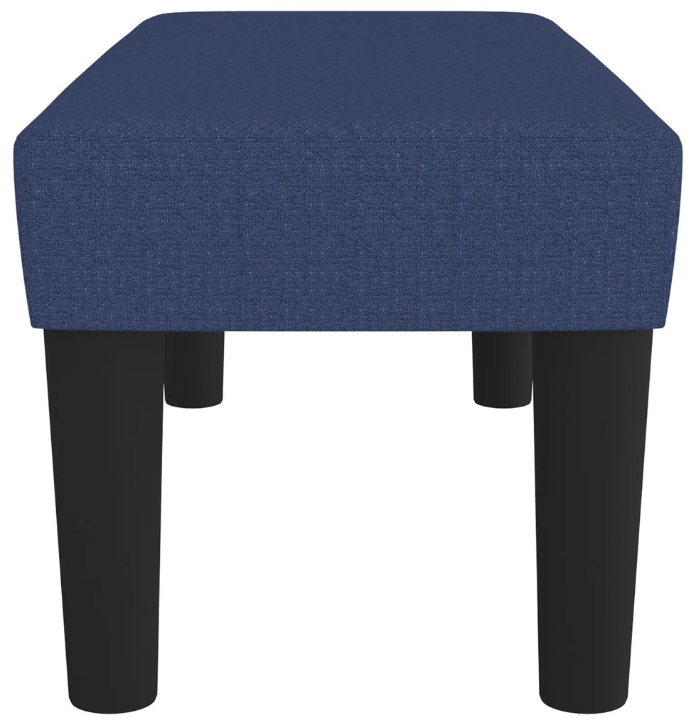 Banco 70x30x30 cm tecido azul